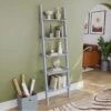 Vida Designs York 5 Tier Ladder Bookcase - Grey -FurniHaven Shop UR582 SQ1 0000000005 GREY RSr