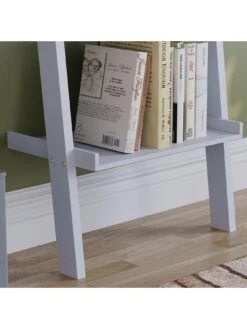 Vida Designs York 5 Tier Ladder Bookcase - Grey -FurniHaven Shop UR582 SQ4 0000000005 GREY SLd