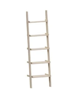 Vida Designs York 5 Tier Ladder Bookcase - Pine -FurniHaven Shop UR589 SQ2 0000000144 PINE SLf