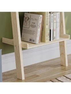 Vida Designs York 5 Tier Ladder Bookcase - Pine -FurniHaven Shop UR589 SQ4 0000000144 PINE SLd