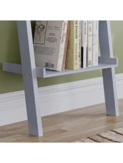 Vida Designs York 4 Tier Ladder Bookcase - Grey -FurniHaven Shop UR58W SQ4 0000000005 GREY SLd