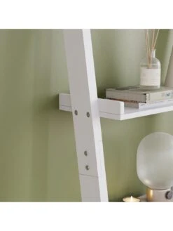 Vida Designs York 4 Tier Ladder Bookcase - White -FurniHaven Shop UR5BE SQ6 0000000013 WHITE SLd2