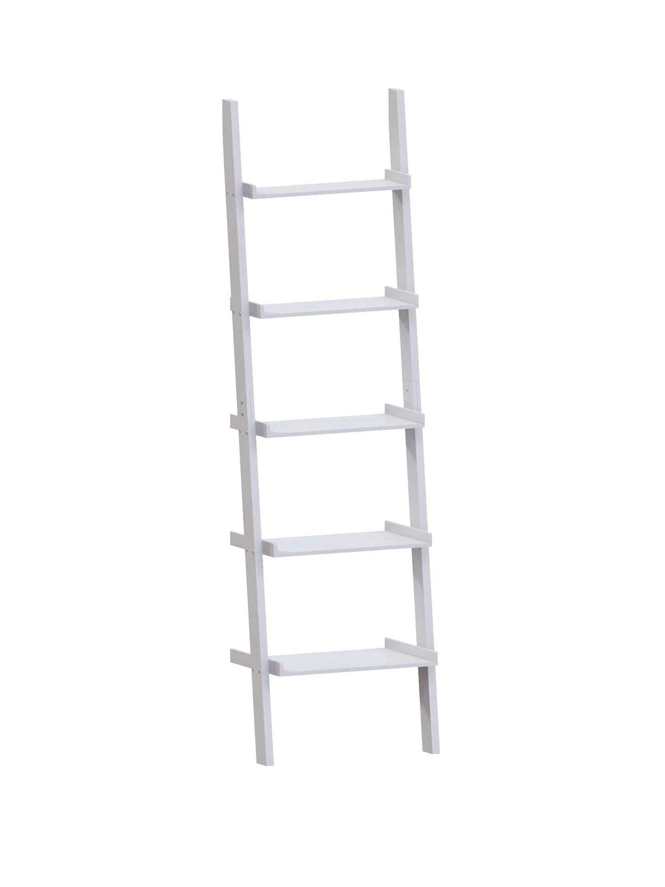 Vida Designs York 5 Tier Ladder Bookcase - White 4 Vida Designs York 5 Tier Ladder Bookcase - White - Image 2