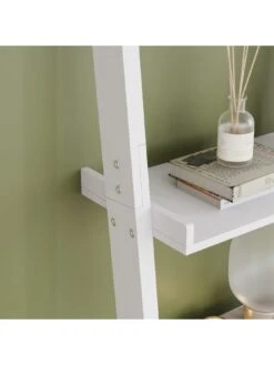 Vida Designs York 5 Tier Ladder Bookcase - White 12 Vida Designs York 5 Tier Ladder Bookcase - White -FurniHaven Shop UR5BF SQ6 0000000013 WHITE SLd2