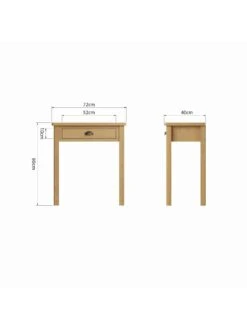 K-Interiors Shelton Part Assembled Solid Wood Dressing Table, Stool And Mirror Set -FurniHaven Shop UR7M9 SQ7 0000000138 RUSTIC OAK DGy