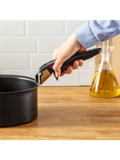 Tefal Ingenio Premium Bakelite Handle & Stainless Steel Insert -FurniHaven Shop UR8N4 SQ5 0000000004 BLACK SLd3