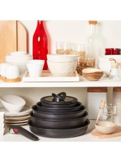 Tefal Ingenio Resist 13pc Removable Handle, Stackable Induction Pan Set L3979153 -FurniHaven Shop URAPE SQ5 0000000004 BLACK SLd3