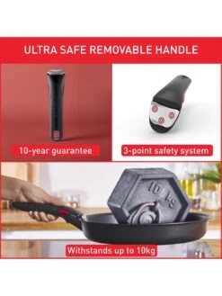 Tefal Ingenio Easy Cook 13pc Removable Handle, Stackable Pan Set L1549023 -FurniHaven Shop URAPF SQ5 0000000004 BLACK SLd3