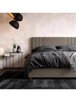 Queer Eye Charis Linen Double Bed -FurniHaven Shop URJYD SQ3 0000000005 GREY SLd