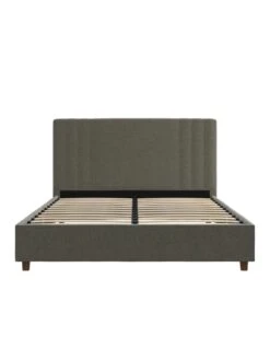 Queer Eye Charis Linen Double Bed -FurniHaven Shop URJYD SQ5 0000000005 GREY SLd2