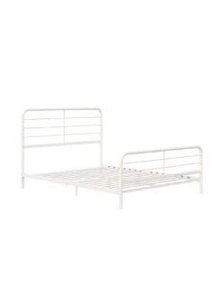 Queer Eye Millie King Size Metal Bed Frame -FurniHaven Shop URLNW SQ7 0000000013 WHITE DGy