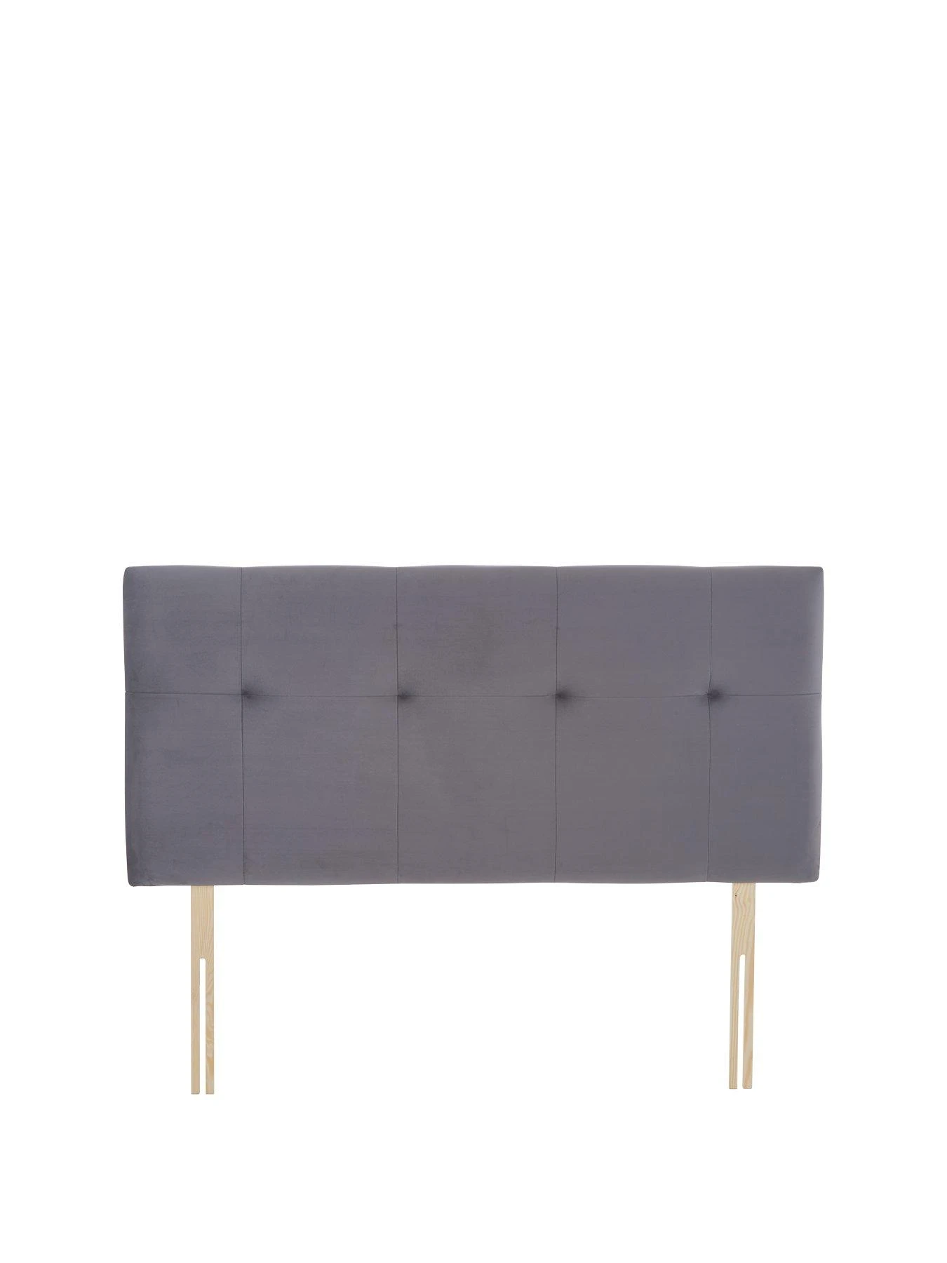 Airsprung Viva Fabric Headboard - Grey 3 Airsprung Viva Fabric Headboard - Grey