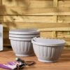 Wham Set Of 4 H184 Etruscan 30cm Wall Basket -FurniHaven Shop UT8D6 SQ1 0000000005 GREY SLf