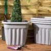 Wham Set Of 4 Vista 49cm Square Planter -FurniHaven Shop UT8DK SQ1 0000000005 GREY SLf