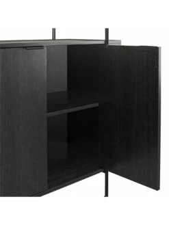 Queer Eye Wainwright Bar Cabinet -FurniHaven Shop UTFC9 SQ6 0000014812 BLACK OAK RSr1