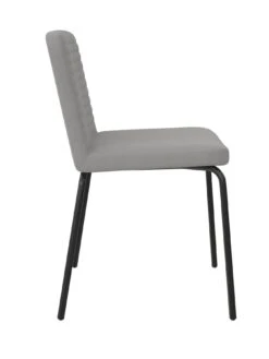 Queer Eye Corey Pair Of Dining Chairs - Grey 11 Queer Eye Corey Pair Of Dining Chairs - Grey -FurniHaven Shop UTFCD SQ4 0000000005 GREY SLd