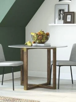 Queer Eye Corey Pair Of Dining Chairs - Grey 12 Queer Eye Corey Pair Of Dining Chairs - Grey -FurniHaven Shop UTFCD SQ5 0000000005 GREY SLd1