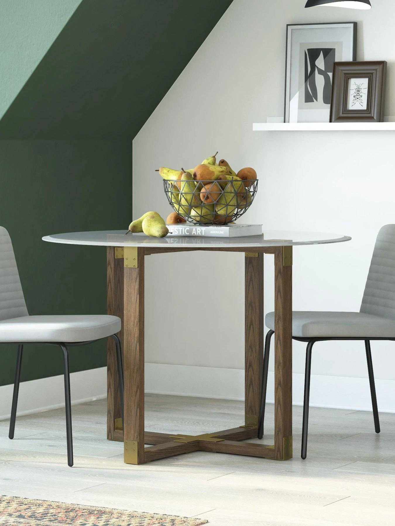 Queer Eye Corey Pair Of Dining Chairs - Grey 7 Queer Eye Corey Pair Of Dining Chairs - Grey - Image 5