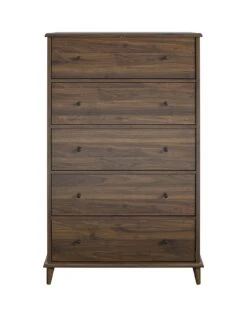 Queer Eye Farnsworth 5 Drawer Chest -FurniHaven Shop UTFDP SQ3 0000000007 WALNUT SLa
