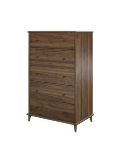 Queer Eye Farnsworth 5 Drawer Chest -FurniHaven Shop UTFDP SQ6 0000000007 WALNUT SLd2