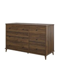 Queer Eye Farnsworth 6 Drawer Chest -FurniHaven Shop UTFDQ SQ6 0000000007 WALNUT SLd2