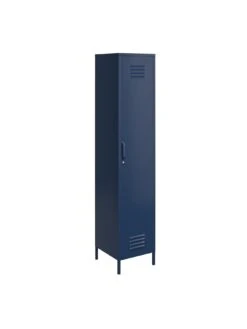Queer Eye Bradford Single Metal Storage Cabinet - Navy -FurniHaven Shop UTFFG SQ5 0000000048 NAVY SLd2