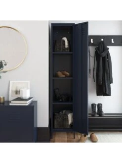 Queer Eye Bradford Single Metal Storage Cabinet - Navy -FurniHaven Shop UTFFG SQ6 0000000048 NAVY RSr1