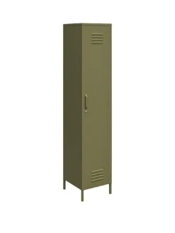 Queer Eye Bradford Single Metal Storage Cabinet - Green -FurniHaven Shop UTFFH SQ2 0000000047 GREEN SLf