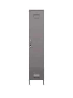 Queer Eye Bradford Single Metal Storage Cabinet - Grey -FurniHaven Shop UTFFK SQ2 0000000005 GREY SLf