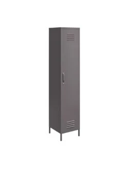 Queer Eye Bradford Single Metal Storage Cabinet - Grey -FurniHaven Shop UTFFK SQ5 0000000005 GREY SLd2