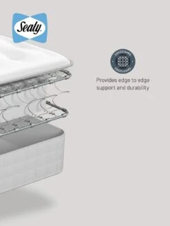 Sealy Ariel Ortho Plus Mattress -FurniHaven Shop UTS8W SQ8 0000000013 WHITE DVvP