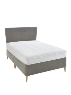 Airsprung Astrid Comfort Divan With Storage Options And Headboard - Navy -FurniHaven Shop UTXGK SQ2 0000000048 NAVY SLf