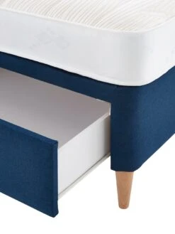 Airsprung Astrid Ortho Divan with Storage Options And Headboard - Navy -FurniHaven Shop UTXH4 SQ4 0000000048 NAVY SLd1