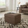Very Home Bilboa Fabric Storage Footstool -FurniHaven Shop UUTBQ SQ1 0000000066 COFFEE RSr