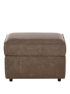 Very Home Bilboa Fabric Storage Footstool -FurniHaven Shop UUTBQ SQ2 0000000066 COFFEE SLf