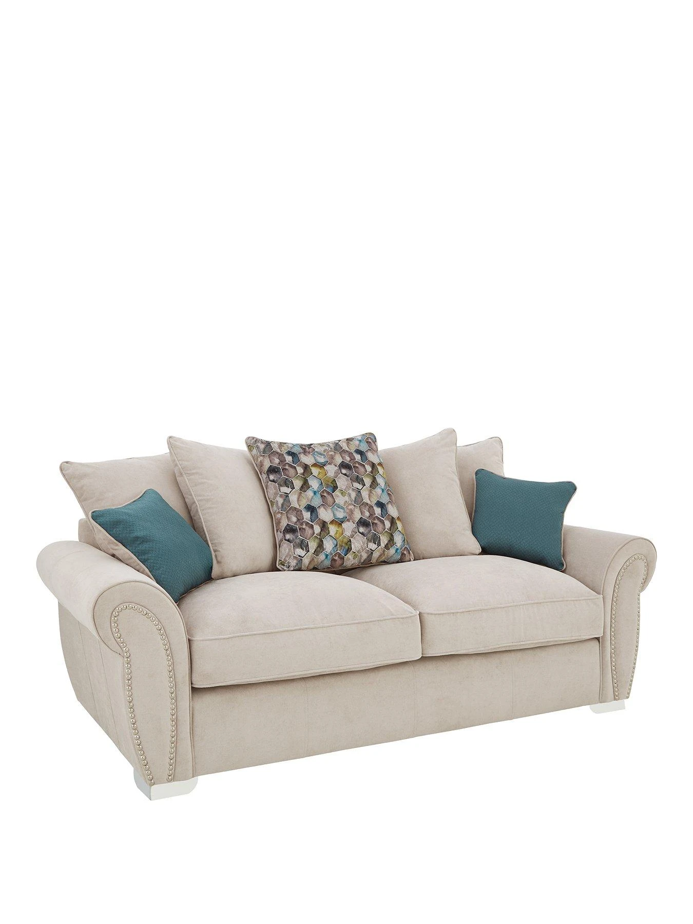 Very Home Flair Fabric 3 Seater Sofa 5 Very Home Flair Fabric 3 Seater Sofa - Image 3