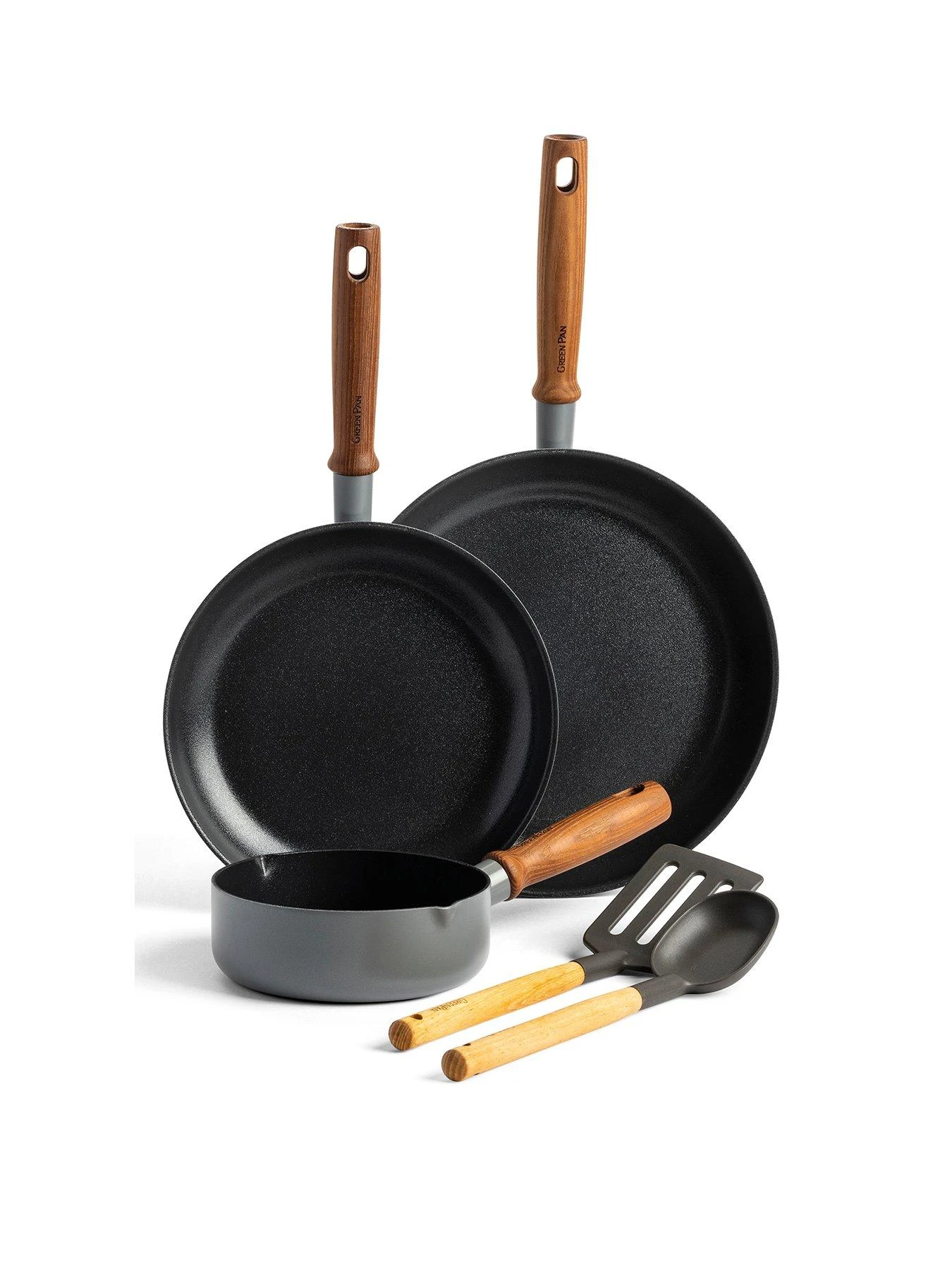 GreenPan Mayflower Pro 5-Piece Ceramic Non-Stick Induction Pan Set 3 GreenPan Mayflower Pro 5-Piece Ceramic Non-Stick Induction Pan Set