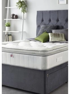 Aspire Memory Pillowtop Single Mattress -FurniHaven Shop UVDAB SQ2 0000000013 WHITE SLd