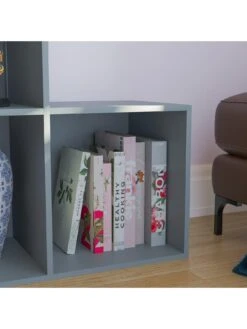 Vida Designs Durham 10 Cube Staircase Storage Unit - Grey -FurniHaven Shop UVJ5M SQ4 0000000005 GREY SLd