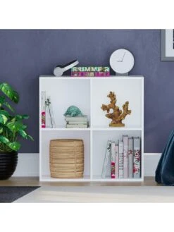 Vida Designs Durham 2 X 2 Cube Storage Unit - White -FurniHaven Shop UVJ5S SQ5 0000000013 WHITE SLd1