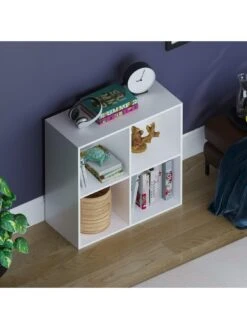 Vida Designs Durham 2 X 2 Cube Storage Unit - White -FurniHaven Shop UVJ5S SQ6 0000000013 WHITE SLd2