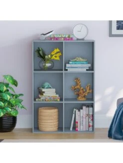 Vida Designs Durham 2 X 3 Cube Storage Unit - Grey -FurniHaven Shop UVJ5X SQ4 0000000005 GREY SLd