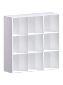Vida Designs Durham 3 X 3 Cube Storage Unit - White -FurniHaven Shop UVJ64 SQ2 0000000013 WHITE SLf