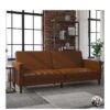 Queer Eye Qe Liam Faux Leather Futon -FurniHaven Shop UVVBX SQ1 0000000099 N A SLf