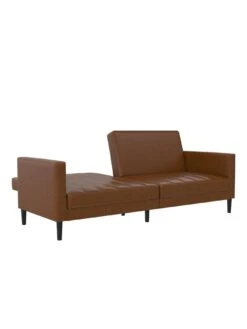 Queer Eye Qe Liam Faux Leather Futon -FurniHaven Shop UVVBX SQ5 0000000099 N A SLd