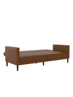 Queer Eye Qe Liam Faux Leather Futon -FurniHaven Shop UVVBX SQ6 0000000099 N A SLd1