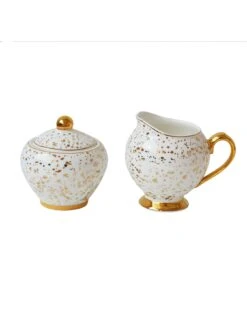 Bombay Duck Enchante Speckled Gold Milk Jug -FurniHaven Shop UVZRA SQ2 0000000036 GOLD SLd