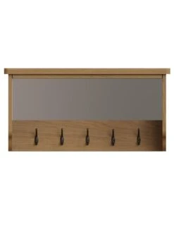 K-Interiors Shelton Ready Assembled Solid Wood Hall Bench Top -FurniHaven Shop UW56R SQ4 0000000138 RUSTIC OAK SLd