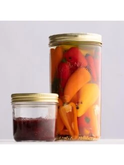 KILNER Set Of 3 0.5-Litre Screw Top Widemouth Preserve Jars -FurniHaven Shop UWVE3 SQ6 0000000647 CLEAR SLd4