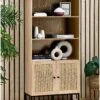 Julian Bowen Padstow Tall Bookcase - Oak -FurniHaven Shop UX3N2 SQ1 0000000006 OAK RSr